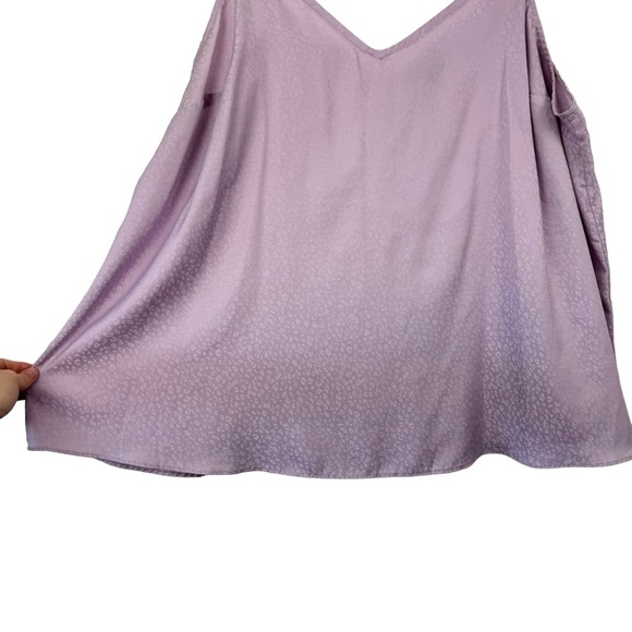 TORRID Sophie Lilac Purple Leopard Cheetah Plus Size 2X Swing Cami Monochromatic - Picture 3 of 12